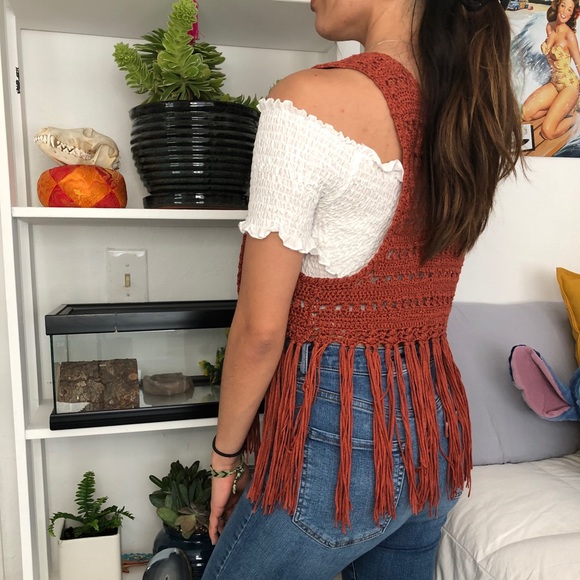 Boho vest (SOLD) - Picture 2 of 3